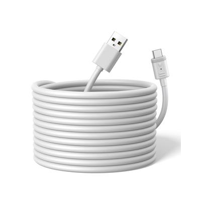 15ft (4.5m) USB-A to USB-C Power Cable for eufyCam S3 Pro and All Upcoming eufy Battery Cameras