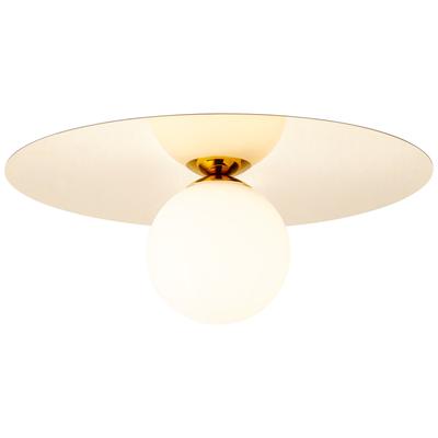 BRILLIANT Deckenleuchte "Zon", gold, Ø 30cm H: 13cm, Lampen, Deckenlampe, Deckenlampe Deckenleuchte Image