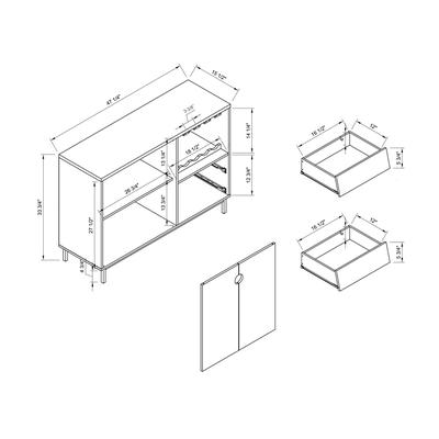 Wooden Display Rack