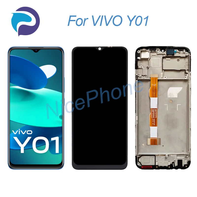 Pour VIVO Y01 écran LCD + écran tactile numériseur 1600*720 V2166 Y01a pour VIVO Y01 écran LCD