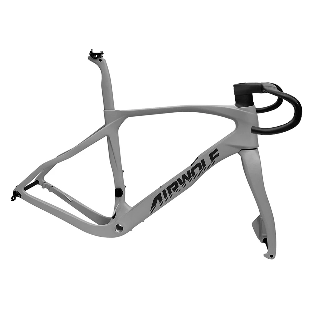 2024 neue Carbon Gravel Rahmen Scheibenbremse 700 * 45C Rennrad Carbon Rahmen Fahrrad Frameset Cyclocross Bike Image