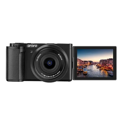 ORDRO G930 Digitale Kompaktkamera, 4K-Touchscreen, Gesichtsverfolgung, mehrere Filter, automatischer manueller Fokus, Fotografie, Vlog-Camcorder