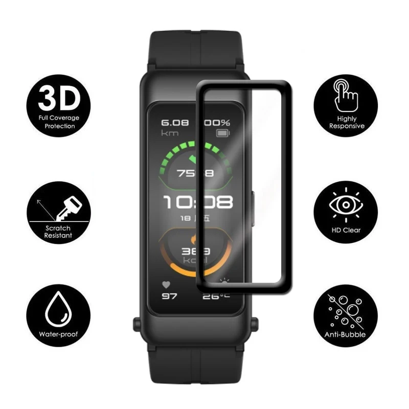 HD Clear Displayschutzfolie für Huawei Band Talkband B7 B6 Smart Armband Zubehör Ultradünne schützende weiche Folie kein Glas Image