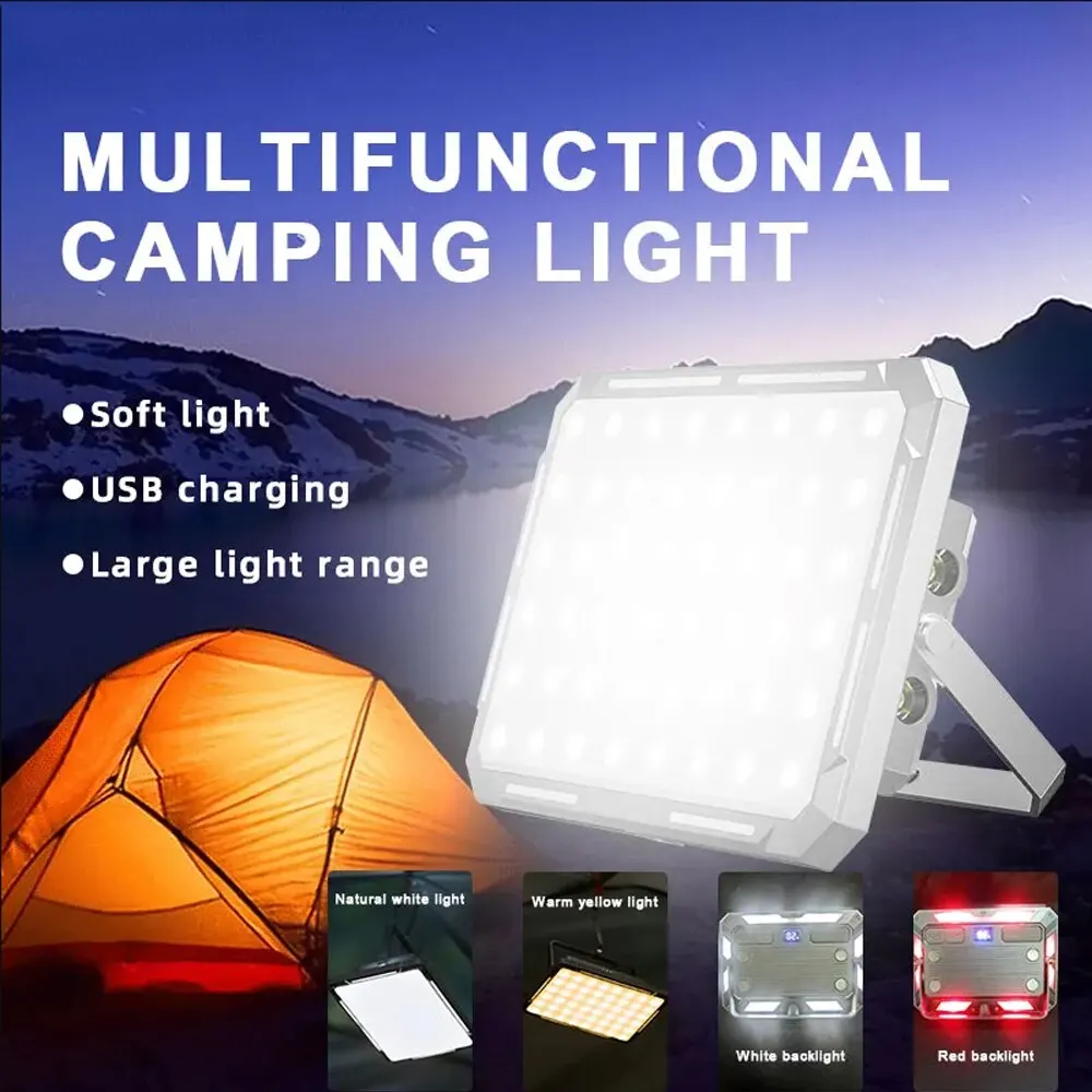 Tragbare LED Camping Zelt Licht Wiederaufladbare Suchscheinwerfer High Power Outdoor Notbeleuchtung Wasserdichte Hängende Nacht Lampe Image