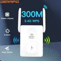 300Mbps ripetitore WiFi 2.4Ghz Router Wireless Booster amplificatore a lungo raggio estensore di rete per casa/ufficio EU/US Plug Easy Set
