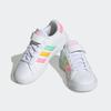 Klettschuh ADIDAS SPORTSWEAR "GRAND COURT 2.0 KIDS", Gr. 38, weiß (cloud weiß, pulse mint, beam pink), Synthetik, Textil, sportlich, Schuhe, Design auf den Spuren des adidas Superstar
