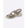 Sandalette, Damen, Gr. 39, grün (schilf), Veloursleder, sportlich, Schuhe