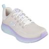Sneaker SKECHERS "VAPOR FOAM-SUMMER JOURNEY", Damen, Gr. 35, weiß (sanftes weiß, violett), Textil, kontrastfarbene Details, sportlich, Schuhe, Laufschuh, Freizeitschuh mit komfortabler Vapor Foam