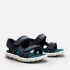 Sandale TIMBERLAND "Perkins Row 2 STRAP SANDAL", Gr. 26 (9), blau (azur), Synthetik, sportlich, Schuhe, mit Klettverschluss