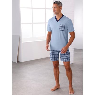Shorty, Herren, Gr. 52/54, blau (bleu, marine), 100% Baumwolle, Homewear-Sets Image