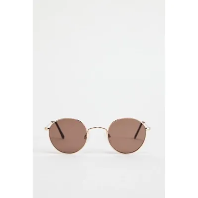 UO Brown Liam Sunglasses - Brown at Urban Outfitters