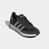 Sneaker ADIDAS SPORTSWEAR "RUN 70S 2.0", Gr. 40, schwarz (core schwarz, cyber metallic, carbon), Leder, Textil, sportlich, Schuhe, inspiriert vom Design des SL72