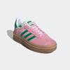 Sneaker ADIDAS ORIGINALS "GAZELLE BOLD", Gr. 36, rosa (true pink, grün, cloud weiß), Leder, Synthetik, sportlich, Schuhe, Topseller