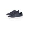 Sneaker TOMMY HILFIGER "TH BASKET CORE LTH PINPERF", Herren, Gr. 43, blau (dunkelblau), Leder, Lederimitat, Textil, sportlich, Schuhe, Freizeitschuh, Halbschuh, Schnürschuh mit gepolstertem Schaftrand