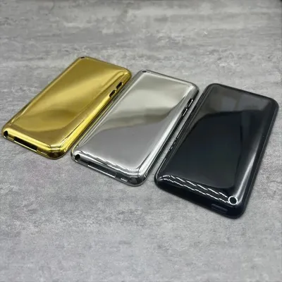 Silver Color Repair Metal Back Housing Case Black Frame Bracket for iPod Touch 4th 4G 8GB 16GB 32GB 64GB
