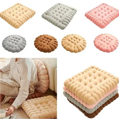Verdicktes Futon-Keks-Keks-Keks-Kissen, Büro-Sitzenkissen, Tatami-Matte, praktisches Bodenkissen, rechteckiges Heimstuhlkissen Image