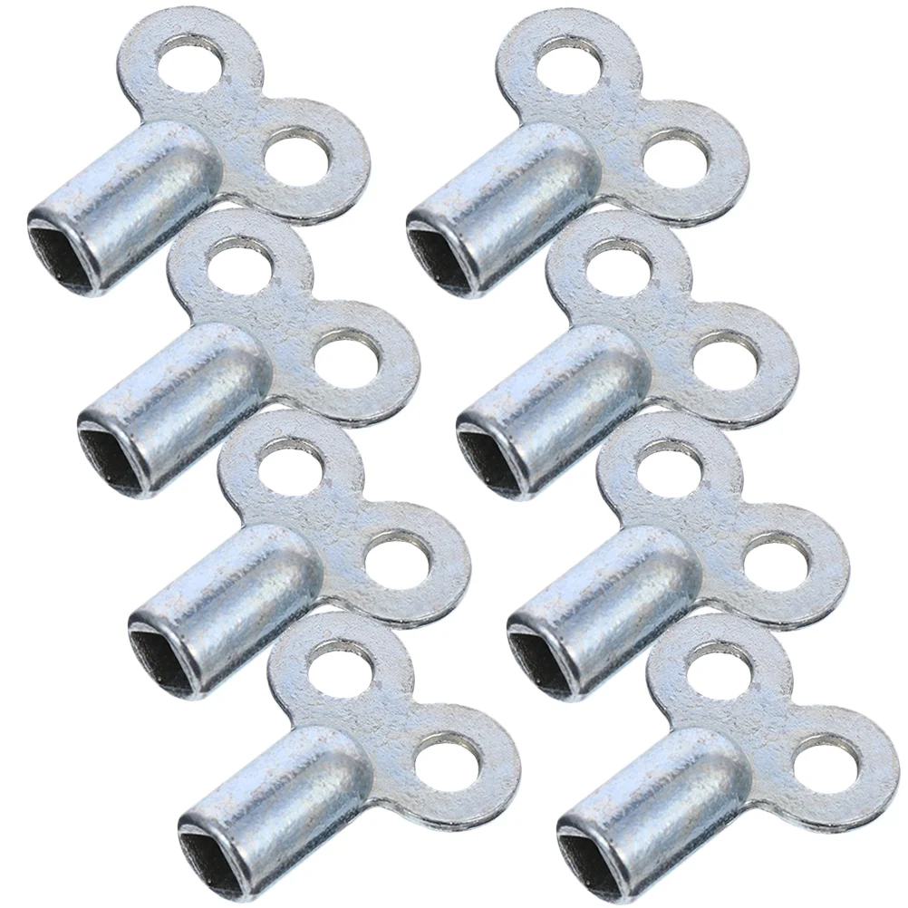 10/6/8pcs valvola del radiatore chiave del rubinetto chiave del radiatore rubinetto dell'acqua chiave di spurgo dell'impianto idraulico chiave del riscaldatore dello strumento di riscaldamento