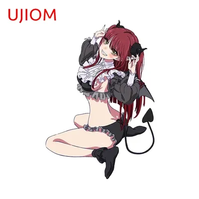 UJIOM Für verführerische Kitagawa Marin Wandaufkleber Amüsante Anime Mädchen Tuya Aufkleber kreative Persönlichkeit Baby Kinderzimmer Zimmer Wandgemälde Image