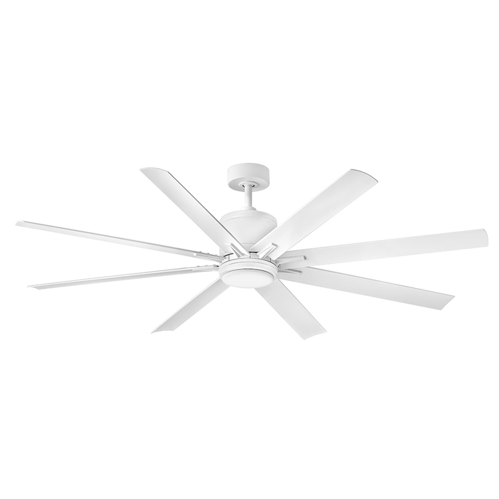 Hinkley Lighting Vantage 66 Inch Ceiling Fan with Light Kit - 907166FMW-LWD