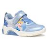 Sneaker GEOX "J FADINLIGHT GIRL Blinkschuh", Kinder, Gr. 25, blau, Textil, Synthetik, modisch, Schuhe, Disney Sneaker, Klettschuh mit Glitzer und Cinderella Motiv, Blinki