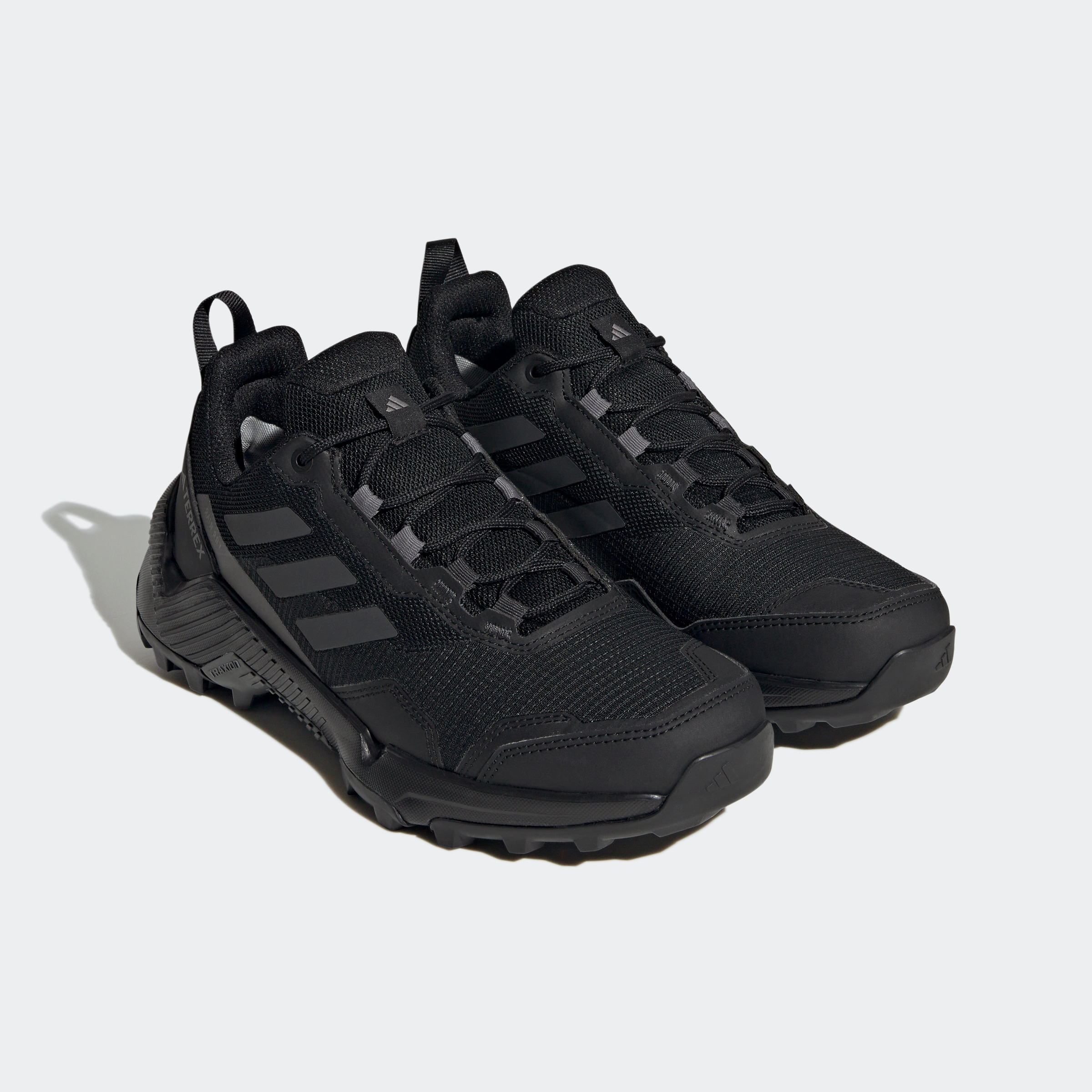 Wanderschuh ADIDAS TERREX "EASTRAIL 2.0 RAIN.RDY", Damen, Gr. 40,5, schwarz (core schwarz, carbon, grau four), Synthetik, Textil, Schuhe Wanderschuh, wasserdicht