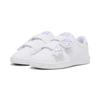 Sneaker PUMA "PUMA Smash 3.0 Sneakers Mädchen", Kinder, Gr. 31, lila (weiß vivid violet silber lila metallic), Obermaterial: Synthetik, Textil; Futter: Textil; Laufsohle: Gummi, Schuhe
