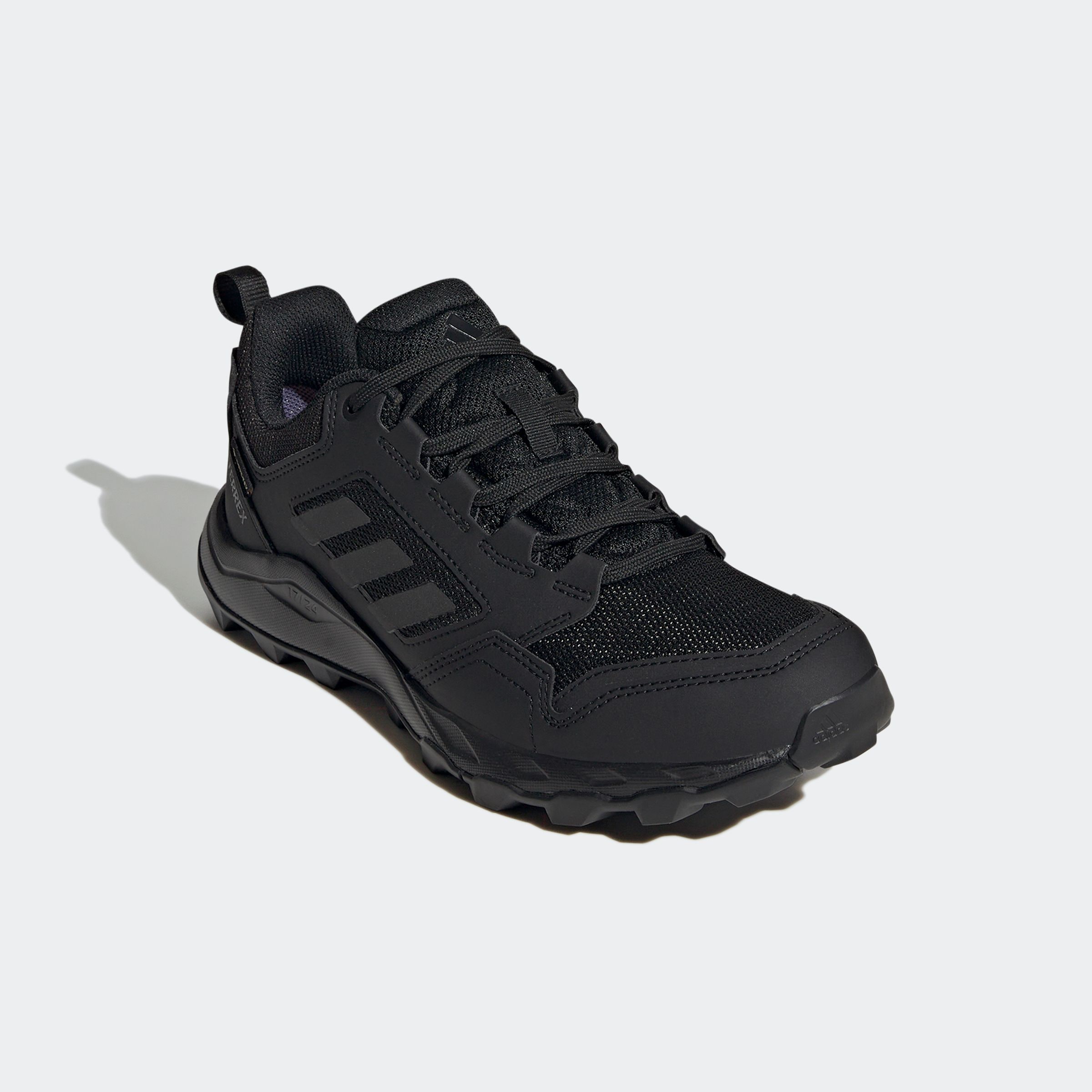 Trailrunningschuh ADIDAS TERREX "TRACEROCKER 2.0 GORE-TEX", Damen, Gr. 40,5, schwarz (core schwarz, core schwarz, grau five), Textil, Schuhe, wasserdicht
