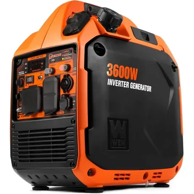 Quiet and Lightweight 3600-Watt Dual Fuel RV-Ready Portable Inverter Generator with Fuel Shut Off