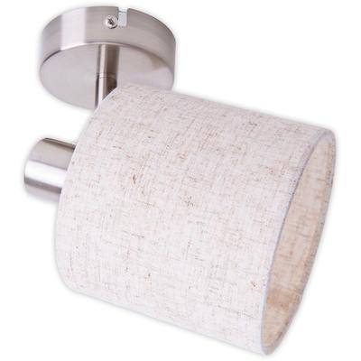 NÄVE Deckenspot "Maron", beige (natur), H: 19,00cm, Lampen, Deckenleuchte, Wandleuchte, Spot, E14 max. 40W, Metall/Textil Image