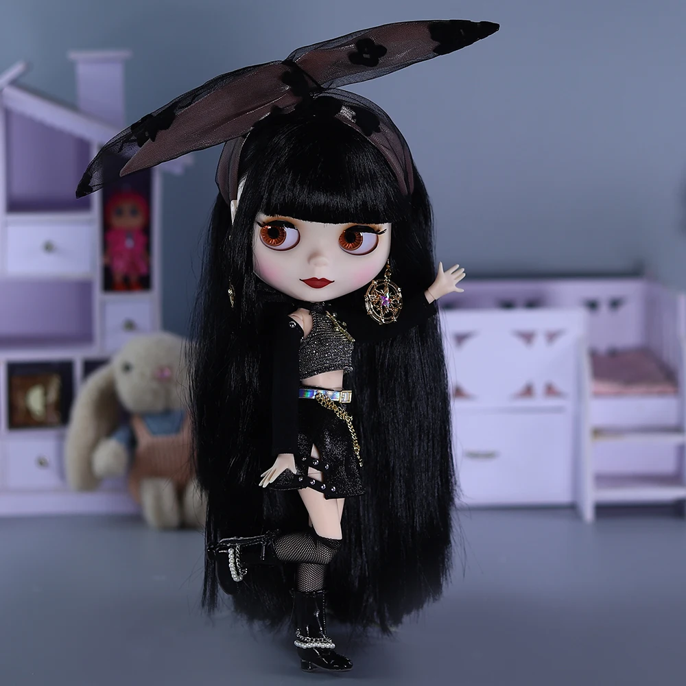 ICY DBS Blyth 1/6 Puppe 30 cm weiße Haut mattes Gesicht Spicy Girl Set Cool Girl BJD Puppe Komplettset SD