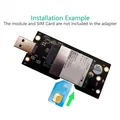 Modulo NGFF a SIM con modulo USB 3.0 3G/4G/5G a USB 3.0 con scheda adattatore portatile con Slot per SIM Card