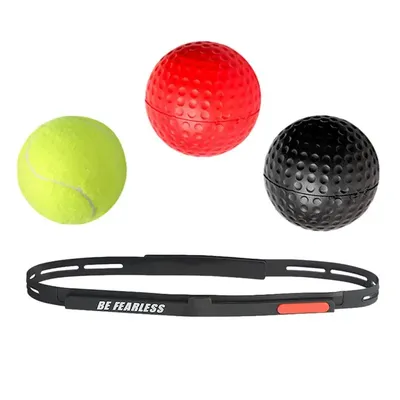 React Reflex Ball Boxing Training Ball Hand Eye Reaction Improve Speed with Adjustable Headband