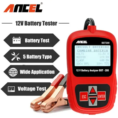 ANCEL BST200 Car Battery Tester 12V 1100CCA Professional Battery Analyzer Tool Automotive Diagnose