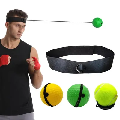 Boxing Speed Ball Head-mounted PU Punch Ball MMA San da Training Hand Eye Reaction Home Sandbag