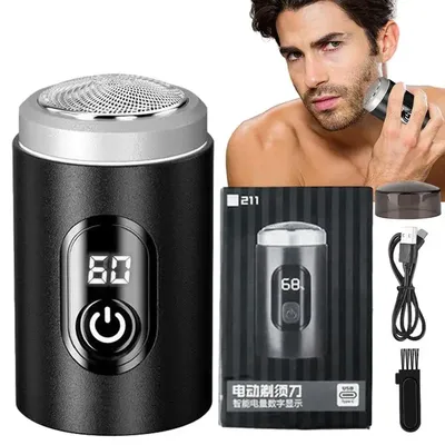 Mini Electric Shaver Wet And Dry Men Razors Travel Razors Capsule Shaver Men's Hair Removal Shaver