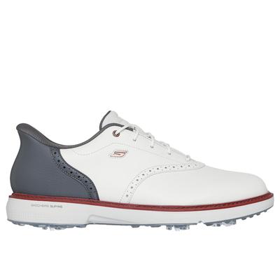 Skechers Men's Slip-ins: GO GOLF Prestige Shoes | Size 8.0 | Natural/Gray | Leather/Synthetic/Textile | Arch Fit