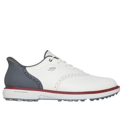 Skechers Men's Slip-ins: GO GOLF Prestige SL Shoes | Size 9.5 | Natural/Gray | Leather/Synthetic/Textile | Arch Fit