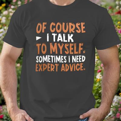 TEMU I To Funny Print, Men' Round Neck Short Sleeve T-shirt, Summer Casual Top Image