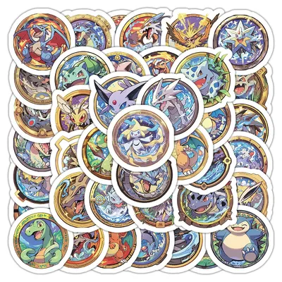 10/30/60PCS Pokemon Aufkleber Graffiti Abzeichen Aufkleber DIY Sammelalbum Kühlschrank Gepäck Laptop Telefon Gitarre Fahrrad Skateboard kinder Spielzeug Image