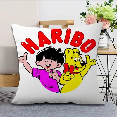 Mode H-Haribo Kissenbezug Wohnzimmer Home Sofa Büro Shop Abdeckung Druck Komfort Dekoration Nordic Image