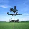 Girouette en métal The Witch, girouette en acier inoxydable, montage sur le toit, décorations de jardin sur le toit, jardin extérieur, cour de ferme