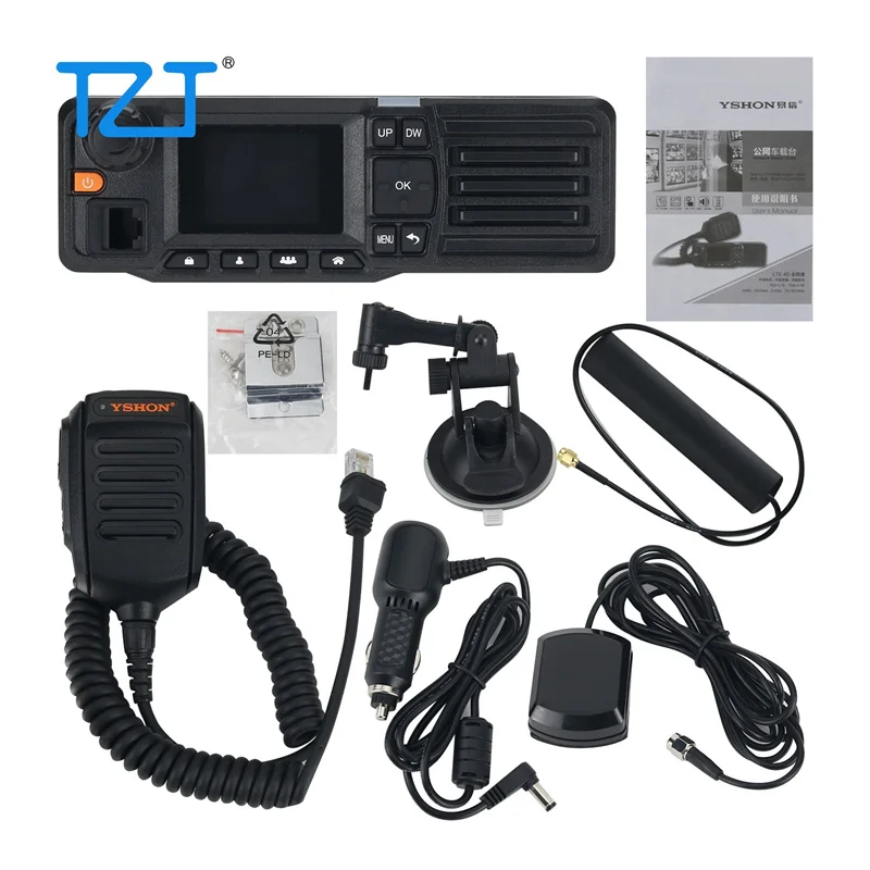 Tzt zello radio 4g netzwerk radio 50km mobilfunk kleine autoradio station für zello real-ptt plattformen Image