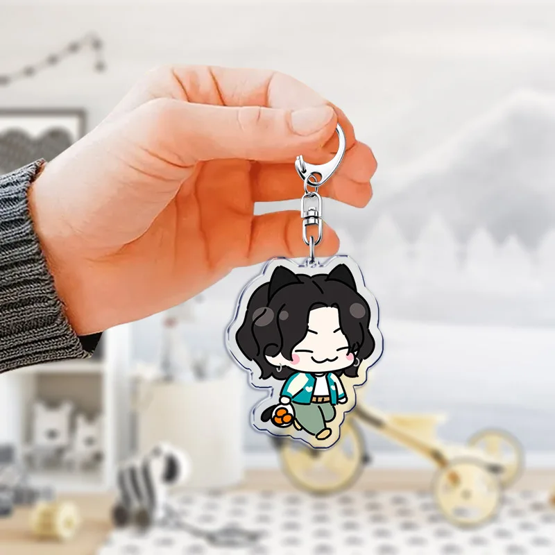 Niedlicher Kpop-Cartoon-Charakter-Schlüsselanhänger, Schlüsselanhänger für Zubehör, Taschenanhänger, Schlüssel, Schmuck, Fans, Geschenke Image