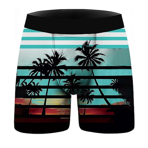 Kurze Boxershorts Unterwäsche Grafikdrucke Lustig für Herren Erwachsene 3D-Druck für Maskerade Urlaub Image