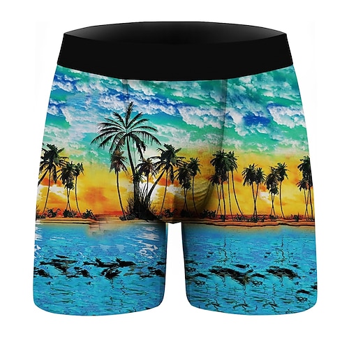 Kurze Boxershorts Unterwäsche Grafikdrucke Lustig für Herren Erwachsene 3D-Druck für Maskerade Urlaub Image