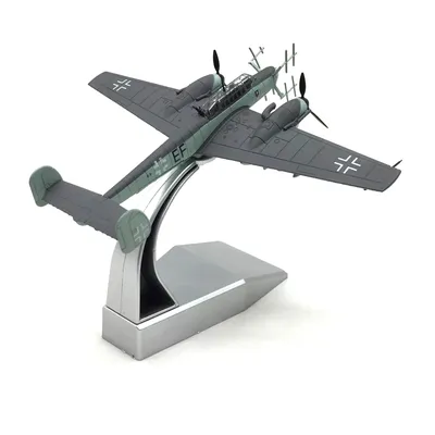 Maßstab 1:100 WWII Deutscher Bf-110 Kämpfer G-4 Nachtkämpfer Modell Legierungsmodell Image
