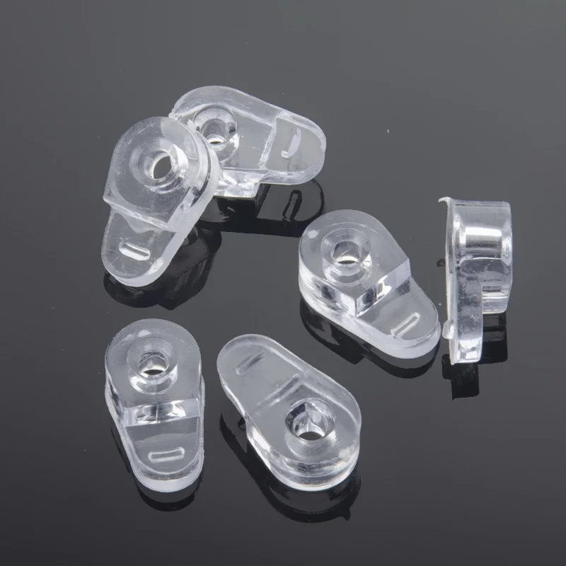 10 stücke Kunststoff Glas Retainer Transparent Spiegel Schrank Fix Clips display kommode badezimmer spiegel wein schrank Glas Hardware