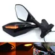 Specchietto retrovisore moto universale con/indicatori di direzione LED per BMW S1000RR K1200S R1200ST K1600 HP2 Sport F800GT F800ST HP4