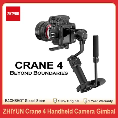 ZHIYUN Crane 4 3-Axis Handheld Camera Gimbal Stabilizer Portrait Shooting for Sony Nikon Canon DSLR