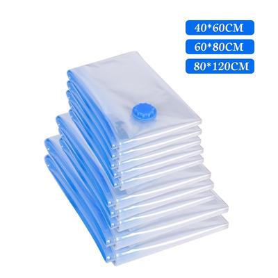 TEMU Space-saving Vacuum Bag Set, 20-pack Vacuum Storage Bags For Comforters, Blankets, Clothing - Plastic, , Design, No Electricity Needed. Image